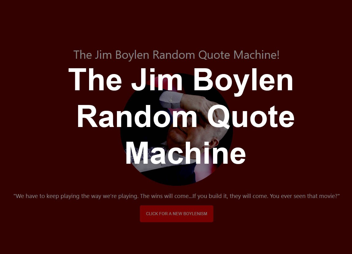 The Jim Boylen Random Quote Machine